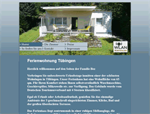 Tablet Screenshot of ferienwohnung-tuebingen-bez.de